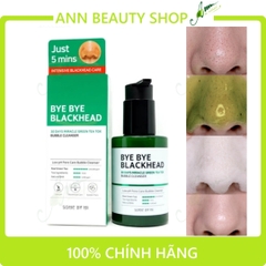 Sữa Rửa Mặt Some By Mi Bye Bye Blackhead 30Days Miracle Green Tea Tox Bubble Cleanser 120ml