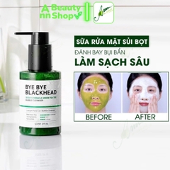Sữa Rửa Mặt Some By Mi Bye Bye Blackhead 30Days Miracle Green Tea Tox Bubble Cleanser 120ml