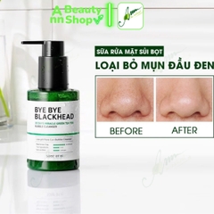 Sữa Rửa Mặt Some By Mi Bye Bye Blackhead 30Days Miracle Green Tea Tox Bubble Cleanser 120ml