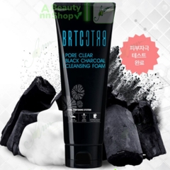 Sữa Rửa Mặt Than Hoạt Tính BRTC PORE CLEAR BLACK CHARCOAL CLEANSING FOAM 150ml (Date 4/2022)