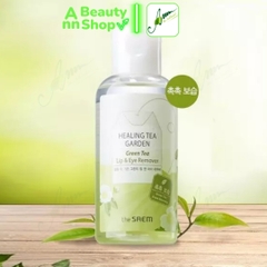 Tẩy trang mắt môi Healing Tea Garden Green Tea Lip & Eye Remover The Saem 150ml (date 2/2022)