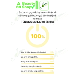 Tinh chất dưỡng sáng mờ đốm nâu Cell Fusion C Toning C Dark Spot Serum Minisize 10ml