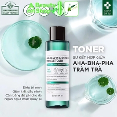 TONER TÁI TẠO LÀN DA AHA-BHA-PHA 30DAYS TONER SOME BY MI