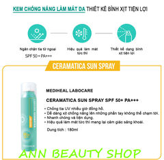 Xịt chống nắng Mediheal Labocare Ceramatica Sun Spray SPF 50 PA+++ 180ml (date 5/2021)