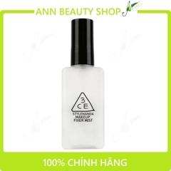 Xịt Giữ Lớp Trang Điểm 3CE Make Up Fixer Mist 80ml (date 7/2022)