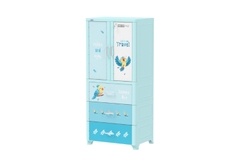 TỦ WING 2 CÁNH 3 NGĂN MÀU DƯƠNG CON VẸT DUY TÂN