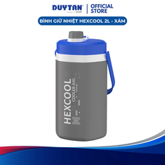 Bình Giữ Nhiệt Hexcool 2L Duy Tân - Nắp Vặn, Giữ Lạnh Nhiều Giờ, Quai Xách Tiện Lợi, Nhựa PP, PE, PUv DUY TÂN