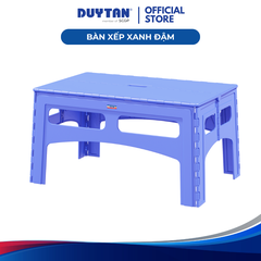 Bàn xếp thấp DUY TÂN, nhựa PP TPE gấp gọn, nút chống trượt, bàn nhỏ gia đình, dã ngoại, hàng quán ăn NHỰA DUY TÂN