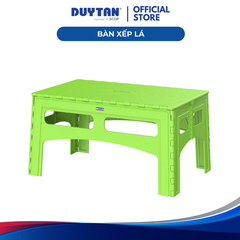 Bàn xếp thấp DUY TÂN, nhựa PP TPE gấp gọn, nút chống trượt, bàn nhỏ gia đình, dã ngoại, hàng quán ăn NHỰA DUY TÂN