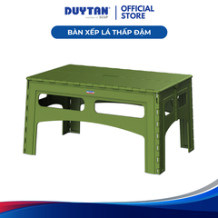 Bàn xếp thấp DUY TÂN, nhựa PP TPE gấp gọn, nút chống trượt, bàn nhỏ gia đình, dã ngoại, hàng quán ăn NHỰA DUY TÂN