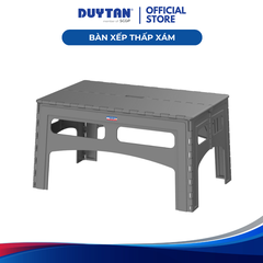 Bàn xếp thấp DUY TÂN, nhựa PP TPE gấp gọn, nút chống trượt, bàn nhỏ gia đình, dã ngoại, hàng quán ăn NHỰA DUY TÂN