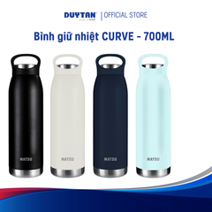 Bình giữ nhiệt CURVE 700ml MATSU - Thép không gỉ 304, giữ nhiệt lâu DUY TÂN