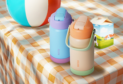 Bình Giữ Nhiệt Cho Trẻ Em DASHI MATSU 360ml – Nhựa PP, PE, Silicone, Quai Mềm, Thép Không Gỉ 304 DUY TÂN