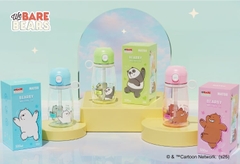 [Đặc biệt] Bình Nước Bearby MATSU – 500ml, Nắp Tiện Lợi, Quai Cầm Xoay 360°, Kèm Ống Hút DUY TÂN