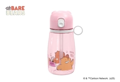 [Đặc biệt] Bình Nước Bearby MATSU – 500ml, Nắp Tiện Lợi, Quai Cầm Xoay 360°, Kèm Ống Hút DUY TÂN