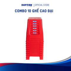 Combo 10 Ghế Cao Đại DUY TÂN – Ghế Nhựa PP, Chắc Chắn, Tiện Dụng
