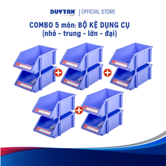Combo 05 CẶP (10 CÁI )Kệ Dụng Cụ Duy Tân, Nhựa PP, Đựng Linh Kiện, Bù Lông, Ốc Vít