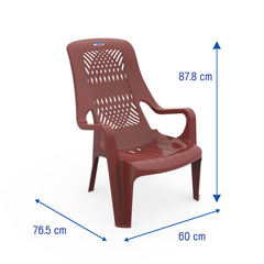 Ghế Nhựa Sofa Duy Tân, Nhựa PP, Tựa Lưng Thoải Mái, Bền Đẹp Nhiều MàU