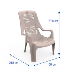 Ghế Nhựa Sofa Duy Tân, Nhựa PP, Tựa Lưng Thoải Mái, Bền Đẹp Nhiều MàU