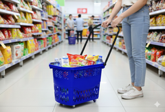 Giỏ Kéo Siêu Thị 3T7 BX DUY TÂN