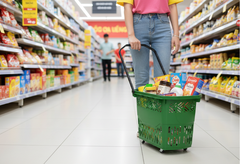 Giỏ Kéo Siêu Thị 3T7 BX DUY TÂN