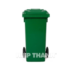 Thùng rác 120 lít màu rêu 3 sao nhựa hiệp thành