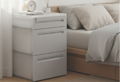 Tủ HOMI 3 Ngăn - 2L1N NHỰA DUY TÂN - XÁM ĐẬM