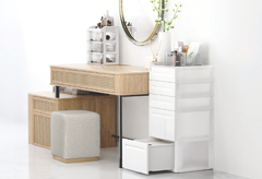 Tủ HOMI 5 Ngăn - 2L3N NHỰA DUY TÂN - XÁM ĐẬM