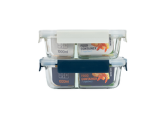 Hộp Thực Phẩm Thủy Tinh MATSU LOCK 3 Ngăn – Chịu Nhiệt, Kín Khí, An Toàn Cho Lò Vi Sóng Duy Tân