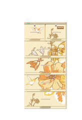 Tủ KATA 5 Tầng Duy Tân – Nhựa PP/ABS, 6 Hộc Đa Năng Đựng Quần Áo