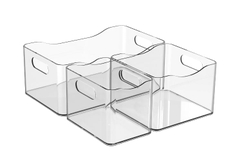 Khay đa năng, DUY TÂN, nhựa PET bền chắc, khay đựng sắp xếp đồ đạc gọn gàng, màu trong suốt cao cấp DUY TÂN