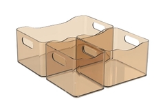 Khay đa năng, DUY TÂN, nhựa PET bền chắc, khay đựng sắp xếp đồ đạc gọn gàng, màu trong suốt cao cấp DUY TÂN