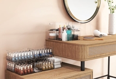 Khay đa năng, DUY TÂN, nhựa PET bền chắc, khay đựng sắp xếp đồ đạc gọn gàng, màu trong suốt cao cấp DUY TÂN