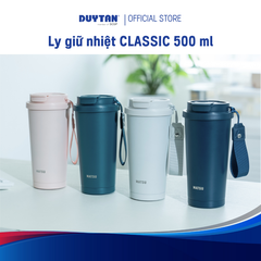 Ly Giữ Nhiệt Classic 500ml MATSU - Nắp 2 Chế Độ, Giữ Nhiệt Lâu, Thép Không Gỉ 304 DUY TÂN