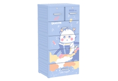 TỦ MINA 5 NGĂN DUY TÂN - RỒNG VUI CHƠI XANH DƯƠNG