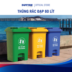 THÙNG RÁC ĐẠP 60 LÍT DUY TÂN