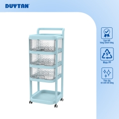 Kệ Đẩy Matsu Lock 4 Tầng Nhựa Duy Tân