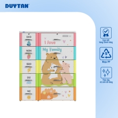 Tủ Shino 5 Tầng Duy Tân – Tủ Quần Áo Trẻ Em 10 Hộc Đa Năng, Gọn Gàng, Tiện Lợi