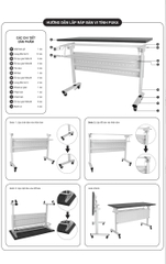 Bàn vi tính gấp gọn PUKA