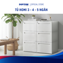 Tủ Nhựa HOMI 3–4–5 Ngăn | MATSU – Chất Liệu PP, Độ Bền Vượt Trội, Đa Dạng Kích Cỡ