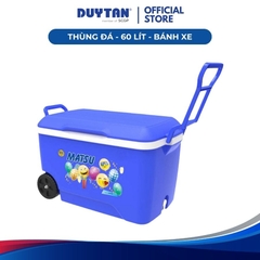 THÙNG ĐÁ VUÔNG 60 LÍT BÁNH XE DUY TÂN