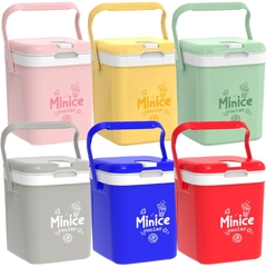 [Đặc biệt] Thùng đá Minice DUY TÂN nhựa PP, PU giữ nhiệt, bình đá mini quai xách, đựng nước giải khát DUY TÂN