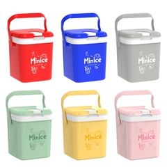[Đặc biệt] Thùng đá Minice DUY TÂN nhựa PP, PU giữ nhiệt, bình đá mini quai xách, đựng nước giải khát DUY TÂN