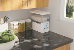 Thùng gạo Clear 10kg MATSU – Nhựa PP an toàn, chống ẩm mốc, lấy gạo tiện lợi DUY TÂN