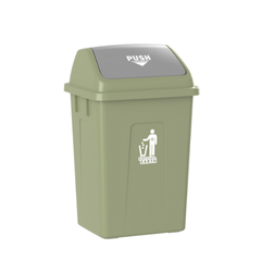 Thùng Rác Nắp Lật Vuông Duy Tân
