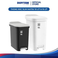 Thùng rác Slim Matsu Duy Tân chất liệu từ nhựa PP ngăn mùi, bền màu, kiểu dáng sang trọng DUY TÂN