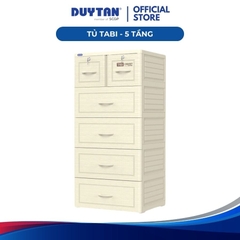 Tủ Tabi 5 Tầng DUY TÂN – Tủ Nhựa Đựng Quần Áo Đa Năng, Bền Đẹp