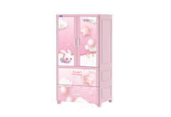 TỦ WING 2 CÁNH 2 HỘC DUY TÂN HỒNG THỎ