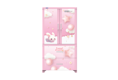 TỦ WING 2 CÁNH 2 HỘC DUY TÂN HỒNG THỎ