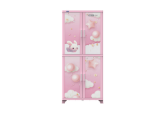TỦ WING 4 CÁNH DUY TÂN HỒNG THỎ